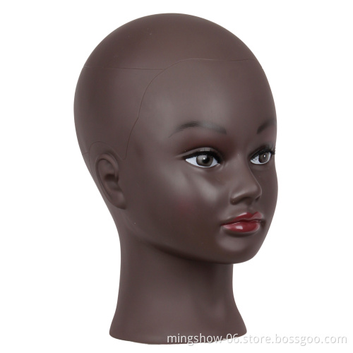 Sales promotion model Head for practice salon Without Hair For Wig display,